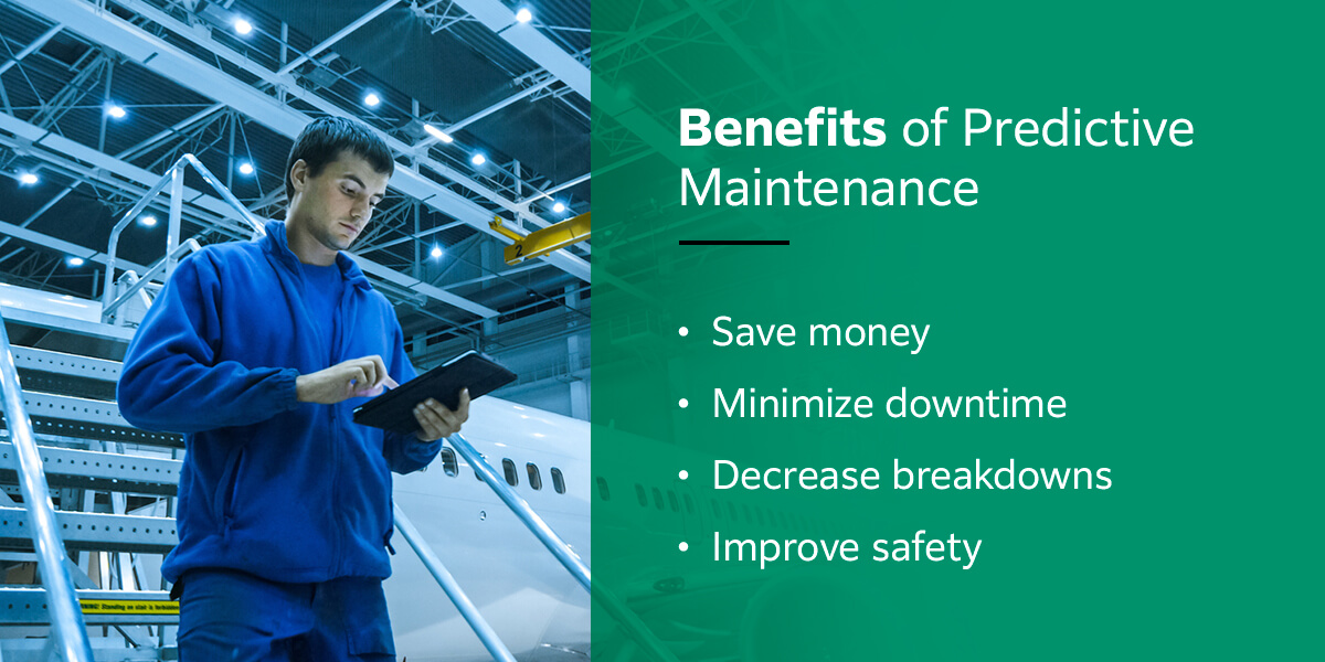 Benefits of predictive maintenance